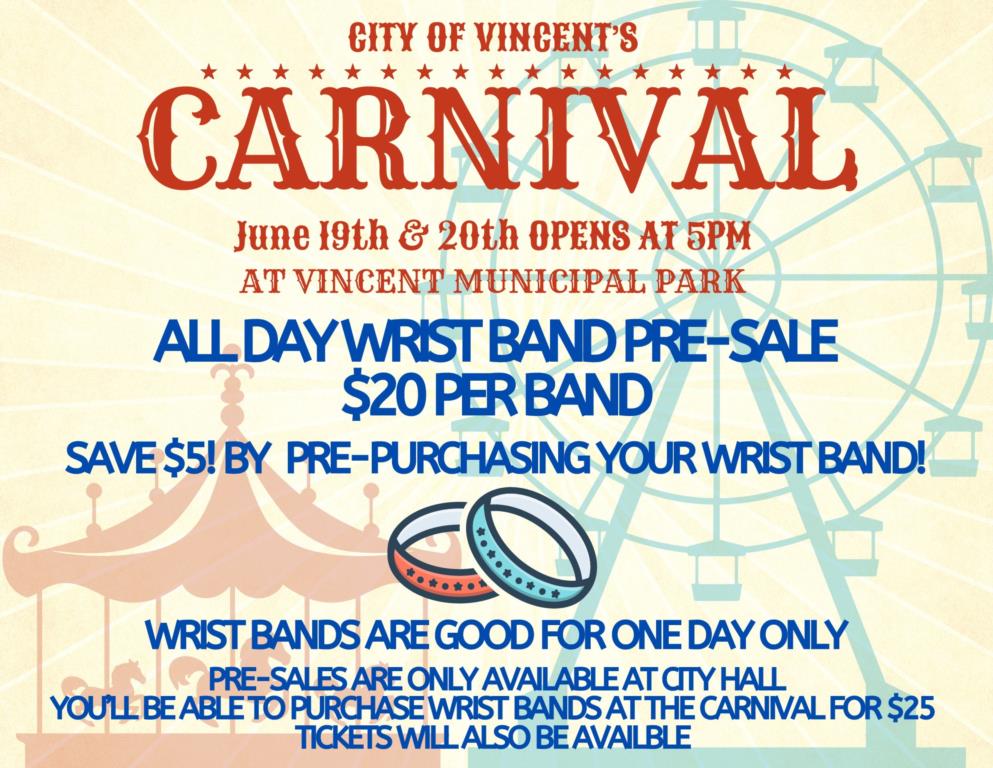Carnival Pre-Sale Tickets
